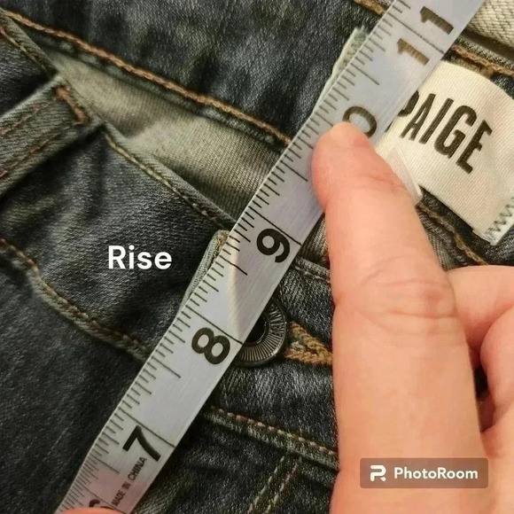 Paige Jeans Verdugo Crop Mid Rise Raw Hem Size 27 - Picture 8 of 8